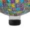 10" Multicolor Mosaic Window Pane Outdoor Garden Gazing Ball